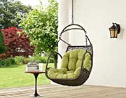 Swing Outdoor Patio Lounge Chair in Olive MW Bower