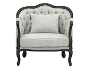 Classic Fabric Sofa in Gray AC Samuel