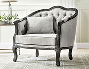 Classic Fabric Sofa in Gray AC Samuel