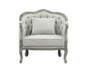 Classic Fabric Sofa in Gray AC Samuel