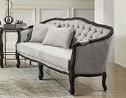 Classic Fabric Sofa in Gray AC Samuel