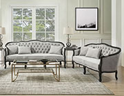 Classic Fabric Sofa in Gray AC Samuel