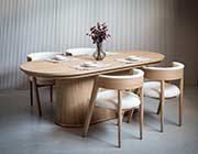 Natural Oak Dining table VG Liam