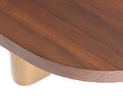 Walnut Veneer Dining Table VG Margerie