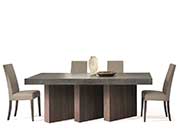 Gray Volcano Eucalyptus Oak Table VG Mason