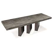 Gray Volcano Eucalyptus Oak Table VG Mason