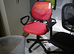 Percy Red Swivel Office Chair