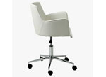 Santos White Office Chair