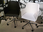 Santos White Office Chair