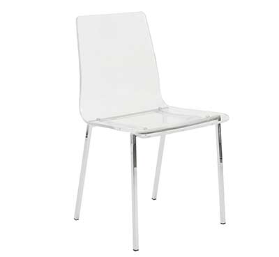 Modern Clear Chair EStyle 614