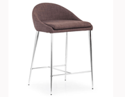 Modern Counter Chair Z332 in Tobacco