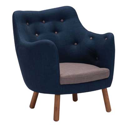 Modern Fabric Blue Chair Z064