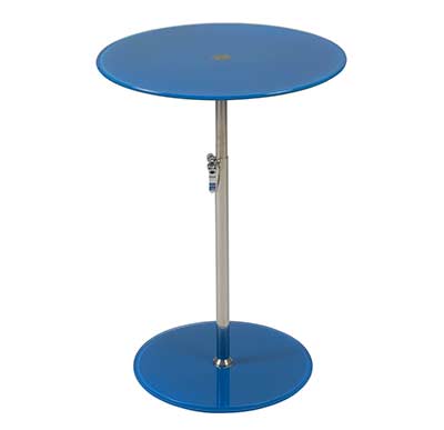 Side table Adjustable Height EStyle 194 in Blue