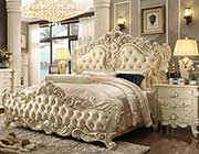Traditional Tufted Beige Bed HD 85