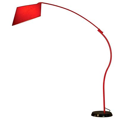 Elegant Red Floor Lamp NL741