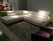 Leather Sectional Sofa-Bella