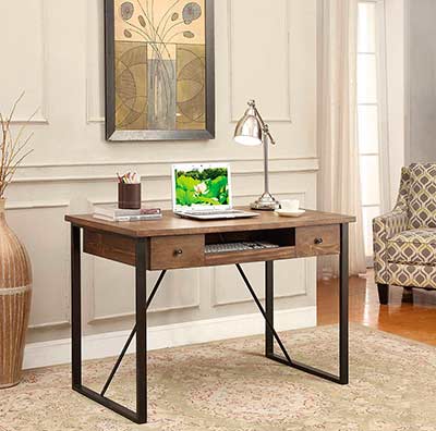 Industrial Style Desk with Keyboard Drawer CO 200