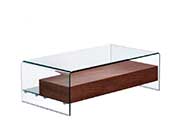 Modern Walnut Coffee Table Z068