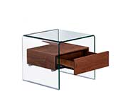 Modern Walnut Coffee Table Z068