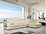 Modern Leather Sectional AA72