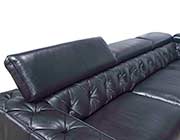 Holden Black Sectional Sofa