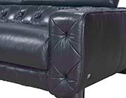 Holden Black Sectional Sofa