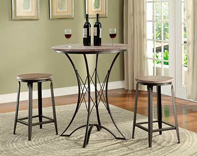 Counter Top Table and Stools set CO006