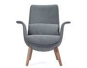 Gray Fabric Accent Chair NP 002