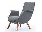 Gray Fabric Accent Chair NP 002