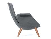 Gray Fabric Accent Chair NP 002