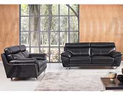 Modern Sofa Collection in Light Gray  Genuine Leather