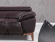 Dark Chocolate Italian leather sofa AEK 076