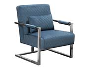Blue Velvet Accent Chair DS Estudio