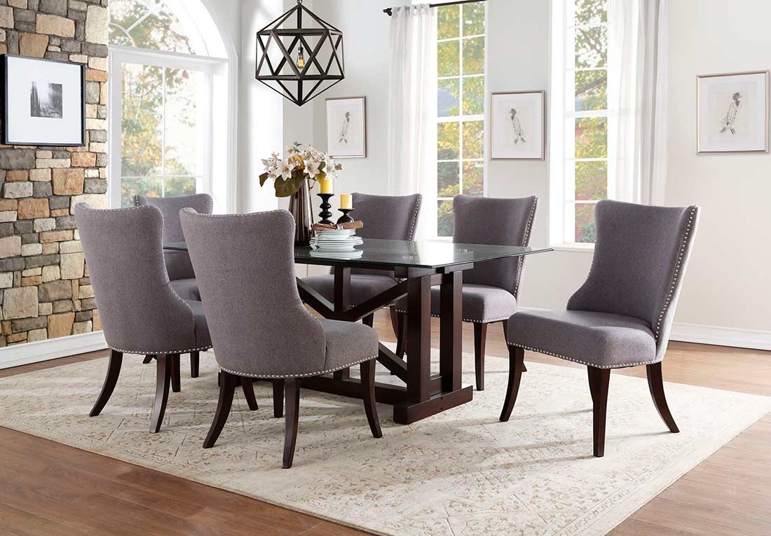 Dining Table in Dark Brown HE 514 | Urban Transitional Dining