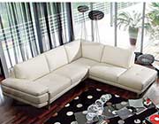 Black Leather Sectional Sofa AE 025