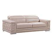 Beige Leather Sofa set GU 92