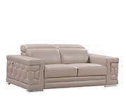 Beige Leather Sofa set GU 92