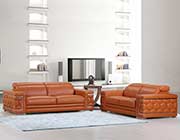 Beige Leather Sofa set GU 92