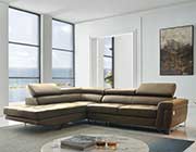 Leather Sectional Sofa EF 807