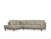 Top Grain Leather Sofa AC Tiziana in Airy Green