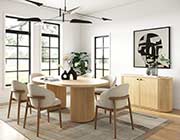 Natural Acacia Wood Dining Table VG Jacob