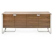Walnut Veneer Dining Table VG Paula