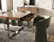 Walnut Veneer Dining Table VG Paula
