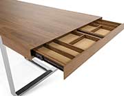 Walnut Veneer Dining Table VG Paula