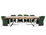 Walnut Veneer Dining Table VG Paula
